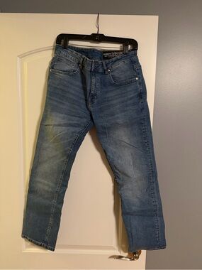 Society Men's Blue Straight Jeans